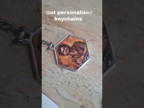 customized photo printed keychains