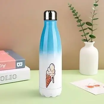Hot & Cold Sky Blue Water Bottle 500Ml