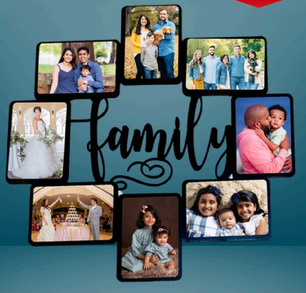 Family Photo Frame Rectangle