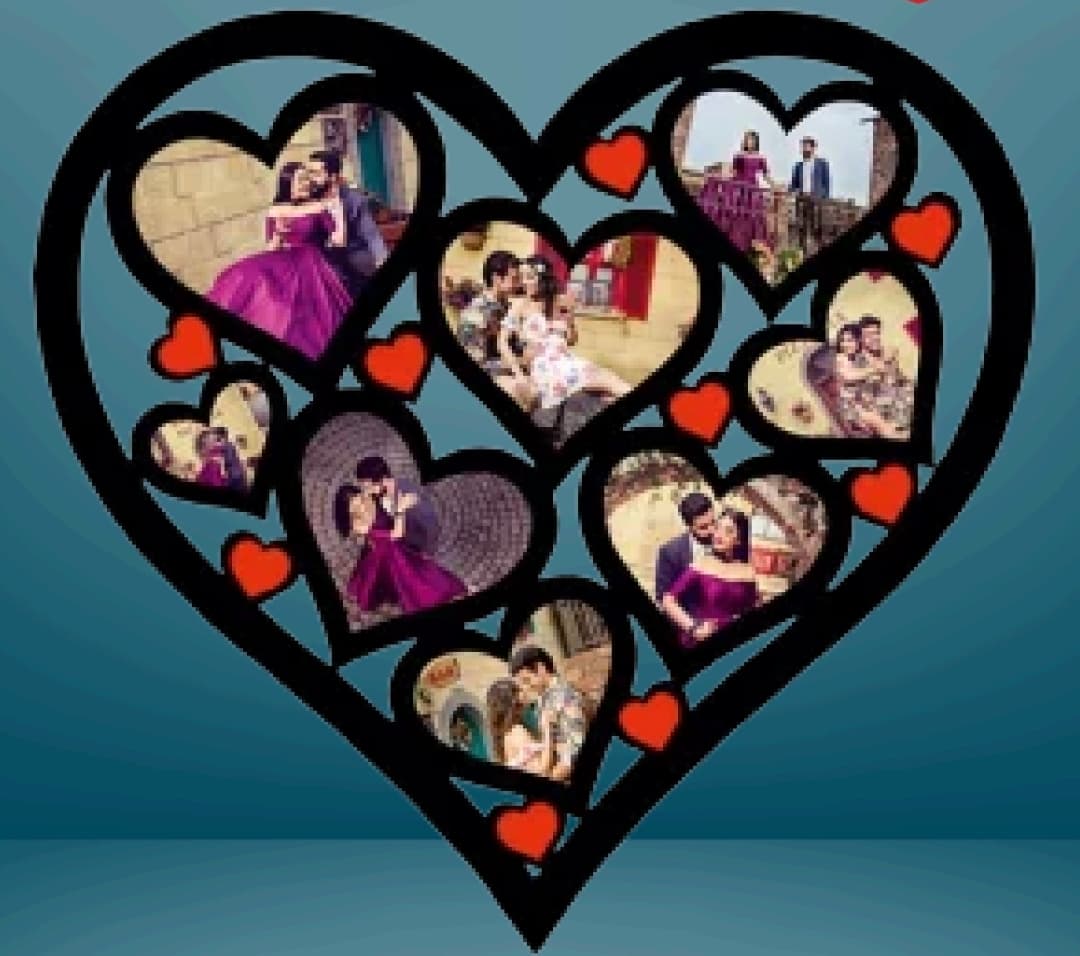 Heart Shape Photo Frame